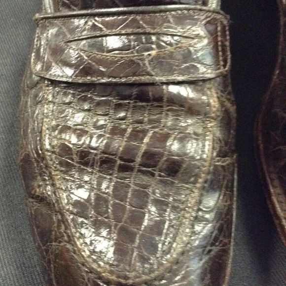 Edward Green custom Alligator shoes size 8-9 - Picture 2 of 7